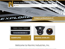 Tablet Screenshot of normicind.com